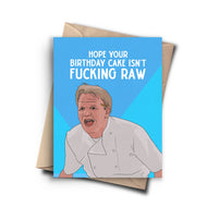 Funny Birthday Card - Gordon Ramsay Pop Culture Card