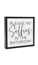 Load image into Gallery viewer, Please No Selfies | Wood Sign
