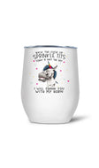 Back The Fuck up Sprinkle Tits | Thermal Wine Tumbler